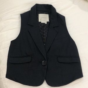Black Anthropologie Vest